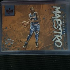 2019-20 Panini Court Kings RJ Barrett Maestro /149 Orange Rookie