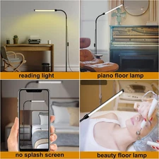 LED Floor Lamp Bright, Reading Floor Lamp for Home Office, Lash Lamp, Tattoo ...