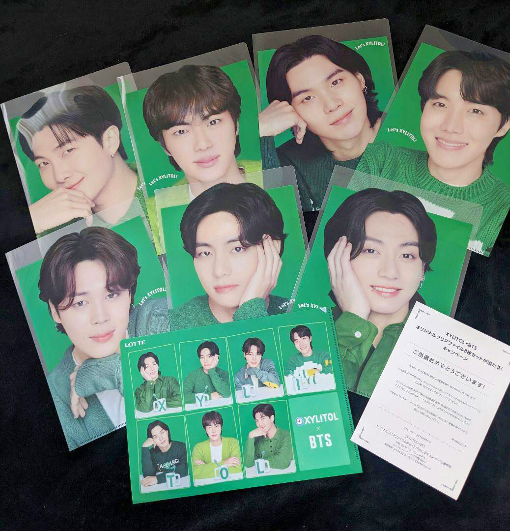 BTS会報 BTS x LOTTE XYLIOL Clear File Holder 2024 Limited JAPAN Campaign
