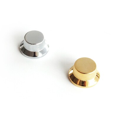Stratocaster Steuerknöpfe Metall Zylinderhut Glocke - Chrom, Gold