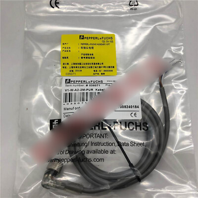 1PCS New FOR Pepperl+Fuchs V1-W-A2-2M-PUR Sensor Connection cable