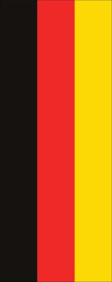 flaggenmeer   Flagge Deutschland 110 g/m² Hochformat