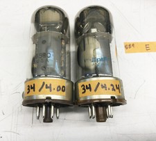 Pair of Sylvania 6550 Tubes Tested and Matched e 