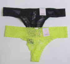 Auden Women's Variety Thong 2 Pack Size Small 4-6