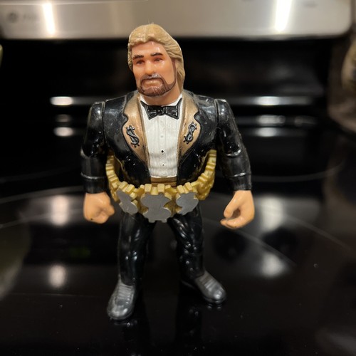 WWF Hasbro "Million Dollar Man" Ted Dibiase w Million $ Belt / Belt Broken