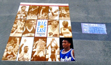 1993 OFFICIAL NCAA COLLEGE BASKETBALL PROGRAM BIG EAST TOURNAMENT W TICKET RARE