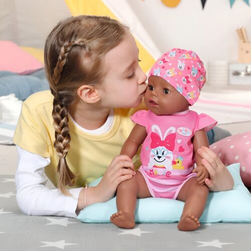 Baby Born Soft Touch Girl Brown Eyes Doll 43cm - Picture 5 of 12