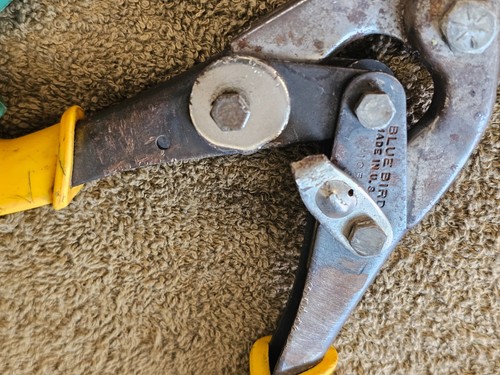 3 Blue Bird Midwest Cutting Shears Tinner Snips Cuts 102 103 P6716L - Picture 11 of 14