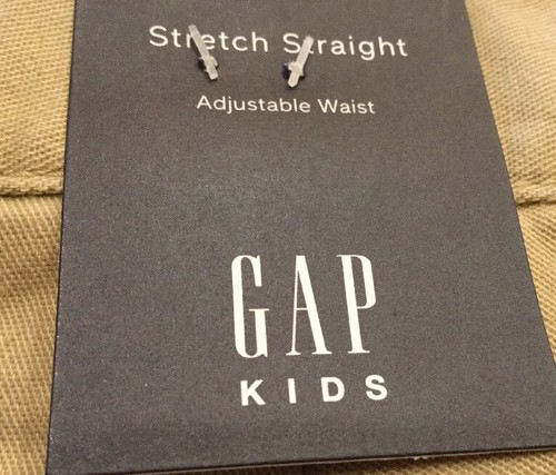 Gap Boys Size 6 Straight Stretch (Regular) Tan / Brown Adjustable Pants. Nwt - Picture 5 of 6