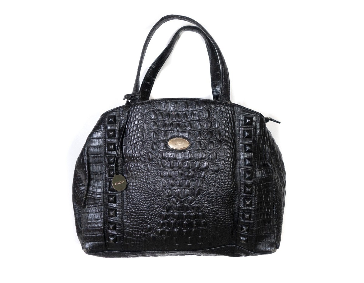 Furla 90S Leather Bag Vintage | eBay