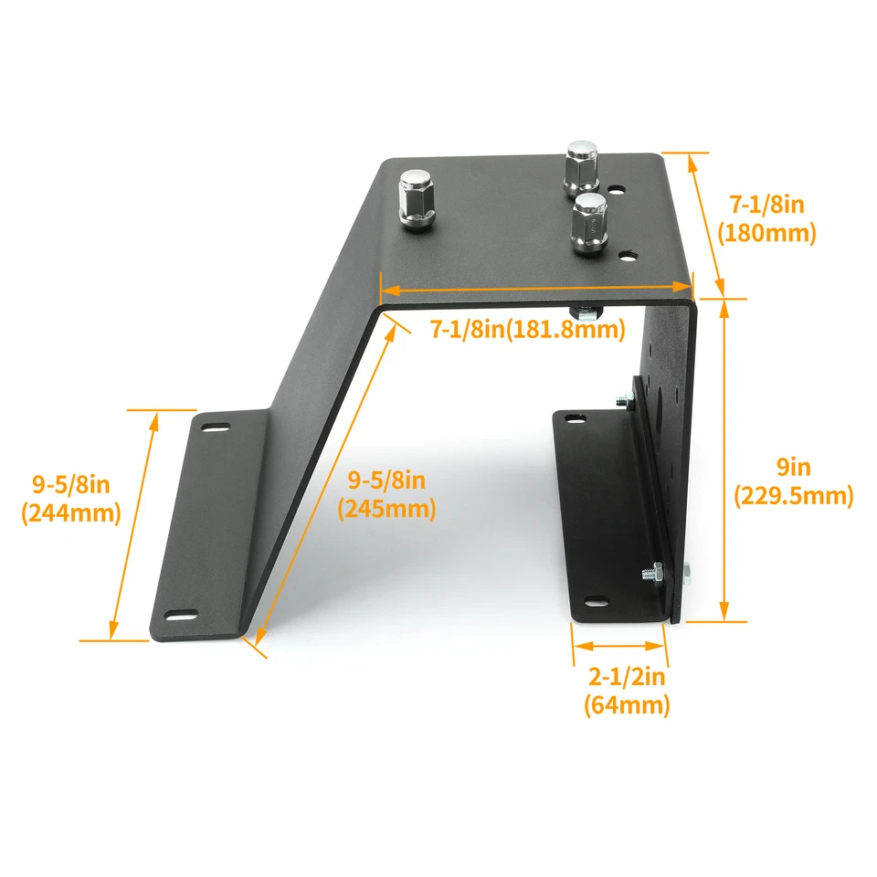 Держатель крепления запасной шины до 35 дюймов для Jeep Wrangler YJ TJ LJ 87-06 - Изображение 3 из 4