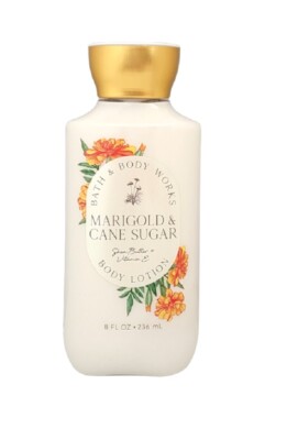  Bath and Body Works MARIGOLD & CANE SUGAR Super Smooth Body Lotion 8 oz