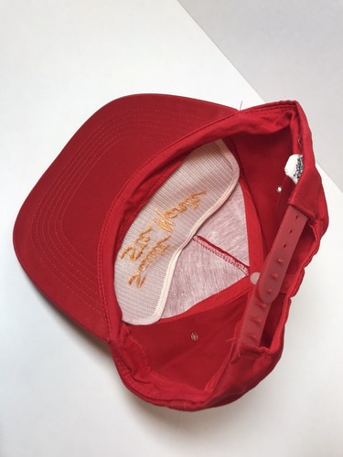 vintage Hat Salut Ste. Marie Red Cap J Hats Snapback Michigan Intario - Picture 6 of 7