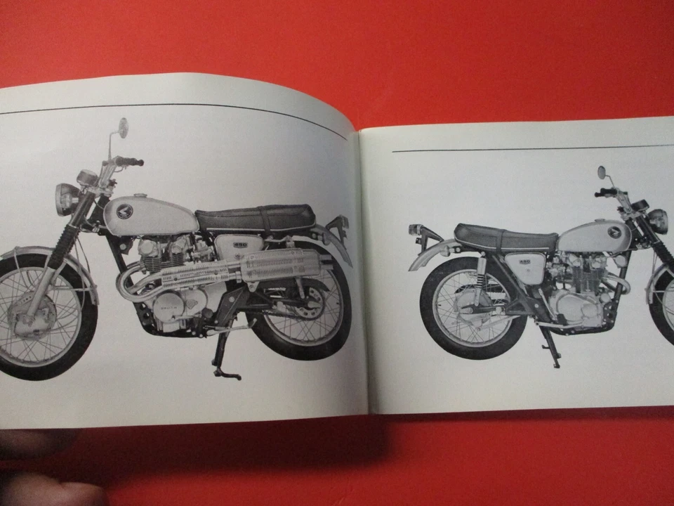 OEM ОРИГИНАЛЬНОЕ РУКОВОДСТВО ПОЛЬЗОВАТЕЛЯ HONDA 1968 CL450 СКРЕМБЛЕР - Изображение 2 из 3