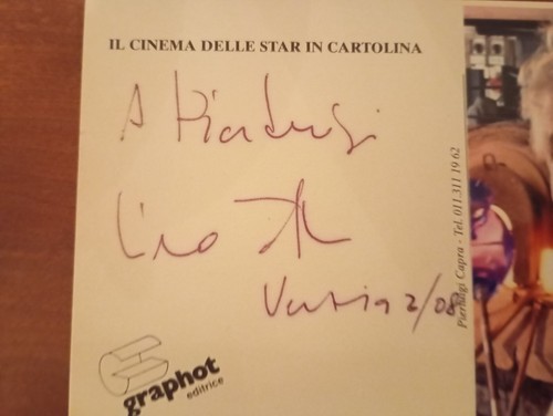 LINO TOFFOLO AUTOGRAFO ORIGINALE CARTOLINA 10 x 15 cm ATTORE VENEZIA - Foto 3 di 5
