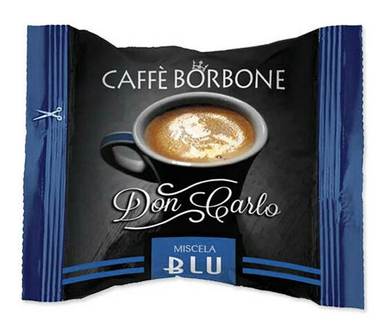200 Capsule Don Carlo Caffè Borbone Miscela Blu X Lavazza A Modo Mio Cialde