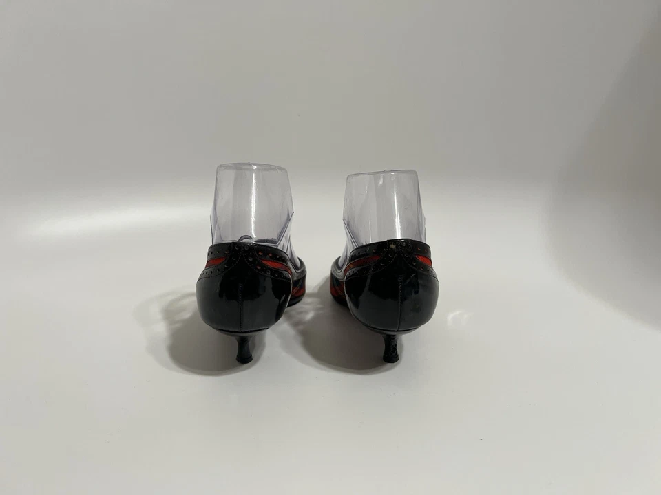 Tacones de gatito a cuadros rojos de colección Dolce & Gabbana C.AW1999 36 Foto 4 de 4