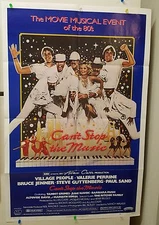 village people valerie perrine can't stop the music  27x41 orig movie poster 