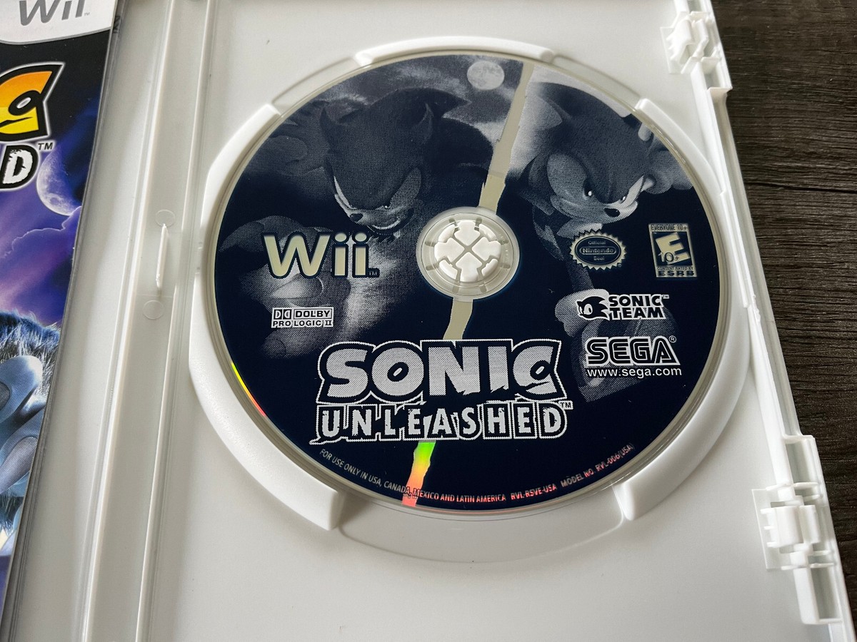 Sonic Unleashed (Nintendo Wii, 2008)Complete with Manual CIB