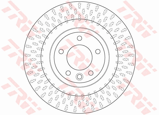 Disque de frein TRW DF6528S pour LAND ROVER - Pack de 2 disques en acier carbone