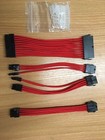 Gaming PC PSU Power Supply Unit extension Cable For GPU PSU Motherboard Red