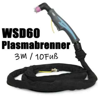 PLASMARGON WSD60 Plasmabrenner Pilot-Lichtbogen 3M Schlauchpaket für CUT50P/60P LGK60