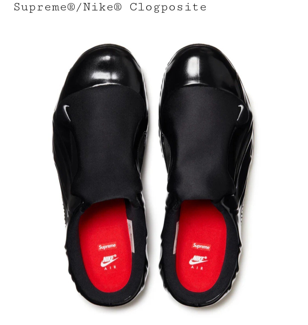 Supreme X Nike Clogposite Super Rare!! Size Uk 7.5 New Black 2024 Ltd Edition!!! image 4