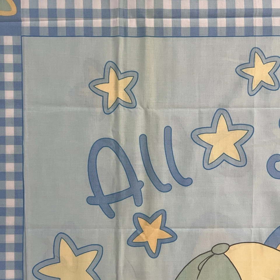 Precious Moments 2005 All Star Baseball 35x45 Quilt Wall Hanging Fabric Panel - Image 4 of 4