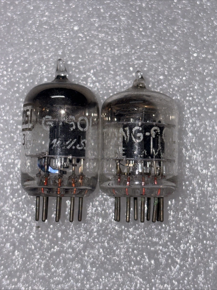 真空管 CBS-HYTRON JHY-5670 Black Plate D Getter near mint pair