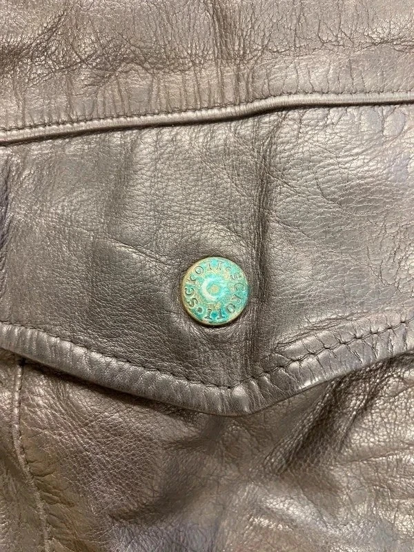Chaqueta de Vuelo de Cuero Schott NYC A2 De Colección Marrón Bombardero Aviador Talla XXL