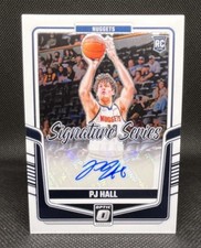 Panini 2024-25 Donruss Optic Signature Series PJ Hall #SS-PJH Rookie Autograph