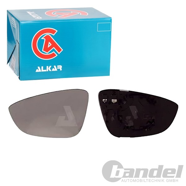 Alkar Spiegelglas Beheizbar Plan Links Passend FüR Vw Beetle Eos Jetta Passat Sc-image