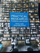Practical Research: Planning and Design