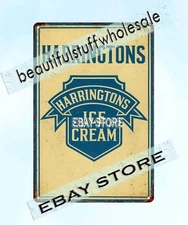 Harrington's Ice Cream tin sign