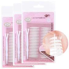 3 Packs Ultra Invisible Two-Sided Sticky Double Eyelid Tapes Stickers, Medical-U