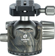 Leofoto LH-55 Low Profile Ball Head QR Plate Arca Compatible - Camo