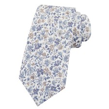 Mens Tie, Floral Neck Tie, Skinny Ties for Men 2.56'', Flower Printed Cotton ...