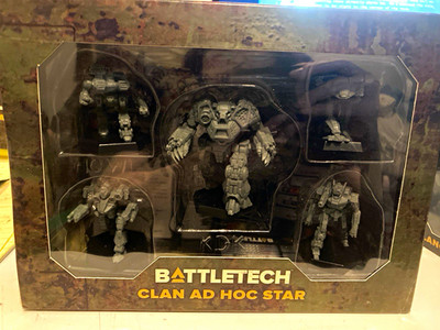 Catalyst Game Labs BattleTech Clan Ad Hoc Star Miniatures Unpainted CAT35728