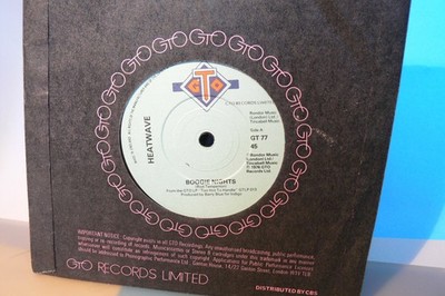 heatwave boogie nights 7'' vinyl single record