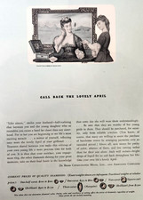 Francis Criss Art De Beers Diamonds Jewelry Vintage 1940 Ad Magazine Print