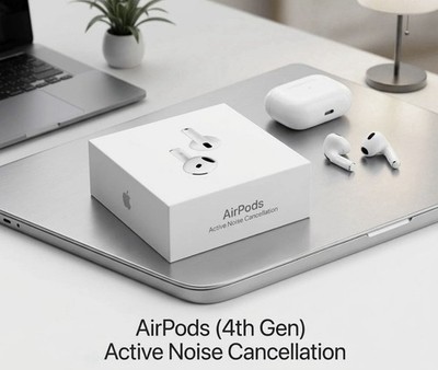 Sealed AirPod 4th Generation Wireless In-Ear Headset Active Noise Cancellation