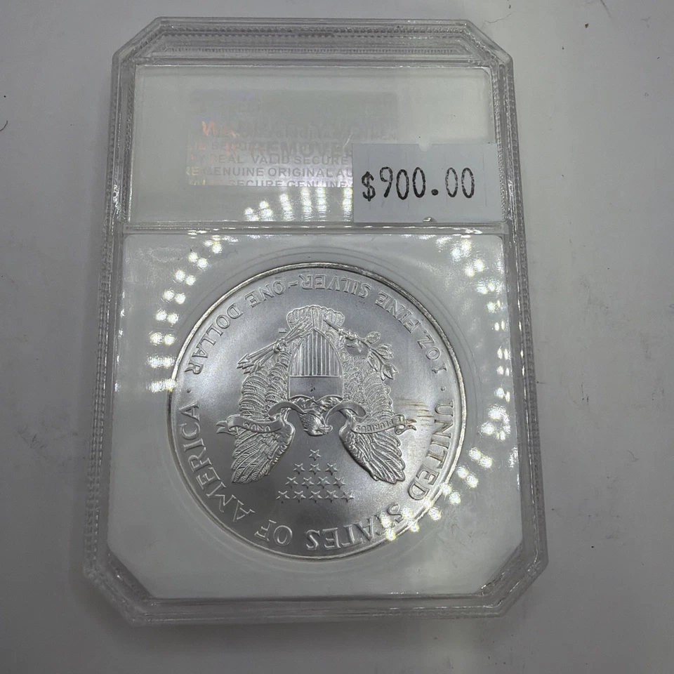 1997 American Silver Eagle $1 PCI MS70 Beautiful Toner - Image 4 of 4