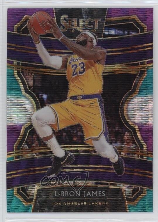 2019-20 Panini Select Concourse Tri-Color Prizm LeBron James #47 06hn