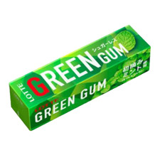 Japan Gum Lotte Green Gum 9 Pieces 15 bags