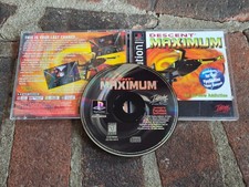 Descent Maximum Playstation 1 PS1 Tested Complete CIB