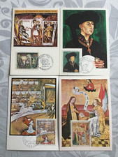 France lot de 10 grand format oblitérations 1er Jour.