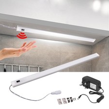 Mains Plug Under Cabinet Lights LED Hand Sensor Kitchen Cupboard Display Lamp UK