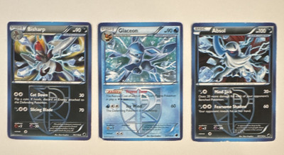 Pokémon TCG Plasma Freeze, Team Plasma TRIO PACK Bisharp Glaceon Absol