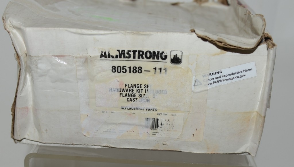 Armstrong 805188111 Cast Iron 3 Inch Flange Set Hardware Included
