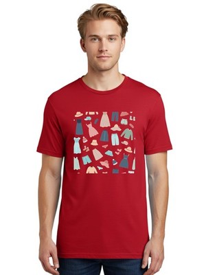 Fashion-Clothing Mens Graphic Tee, 100% Cotton, Casual Summer Wear